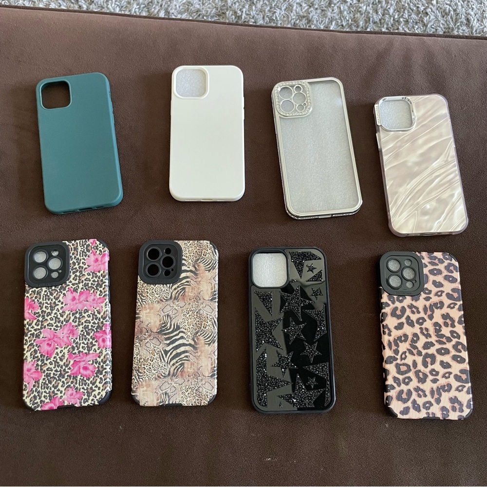 Lot of 8 NIB iPhone 12 Pro phone cases